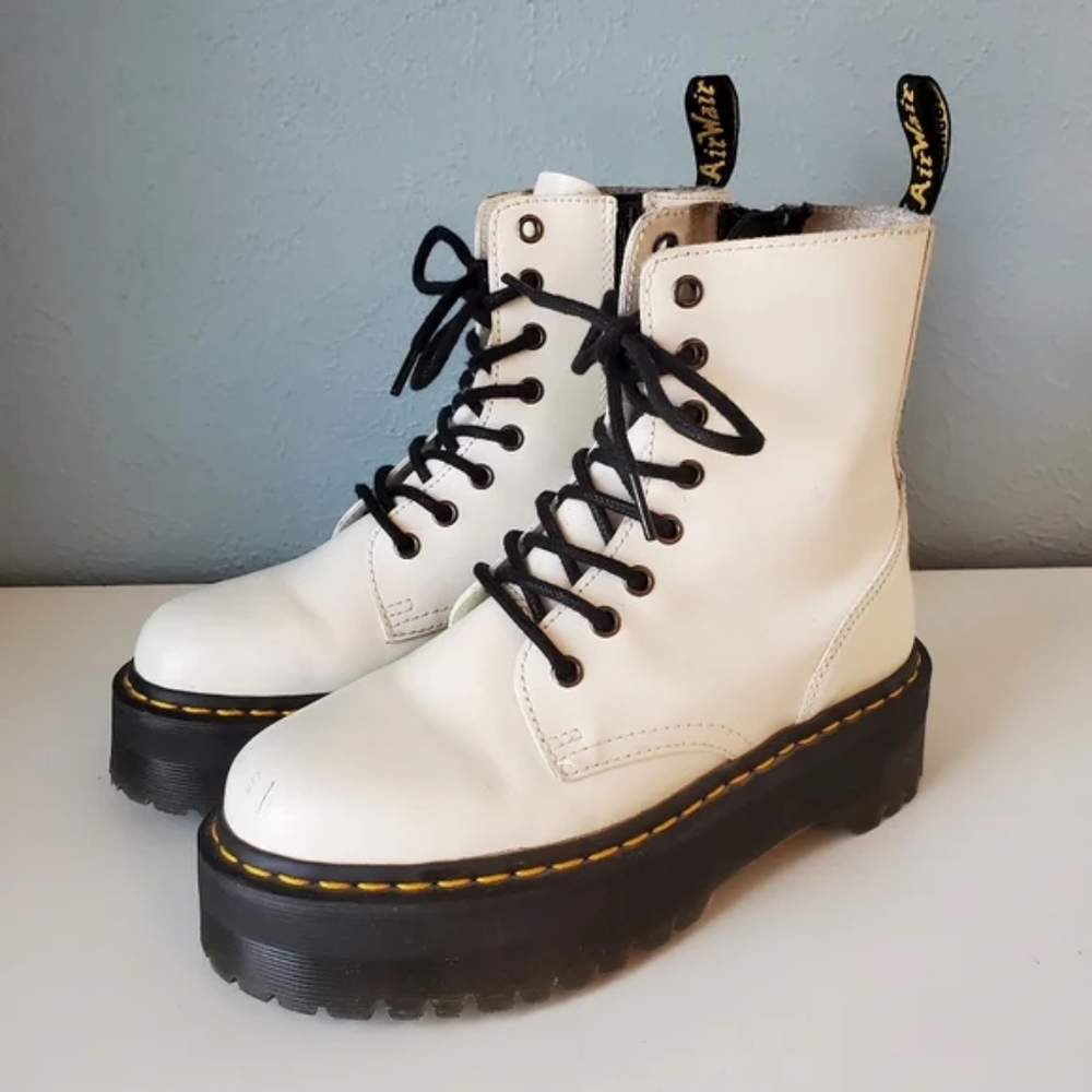Dr Martens White Jadons US8L